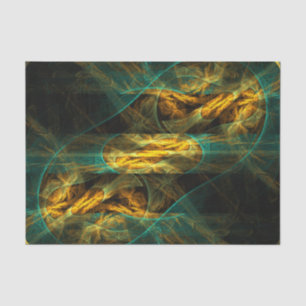 The Eye of the Jungle Abstract Art Tissue Paper