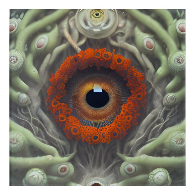 The Eyeball Plant Acrylic Print (Front)