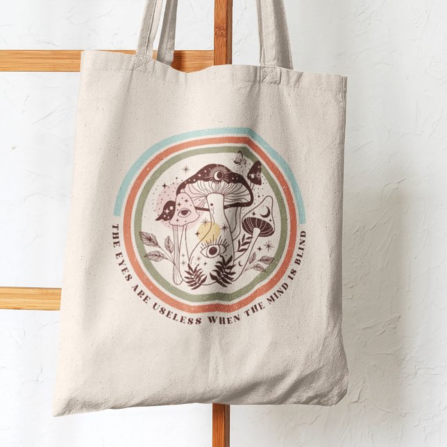 The Eyes Are Useless When The Mind Is Blind Boho Tote Bag (Creator Uploaded)
