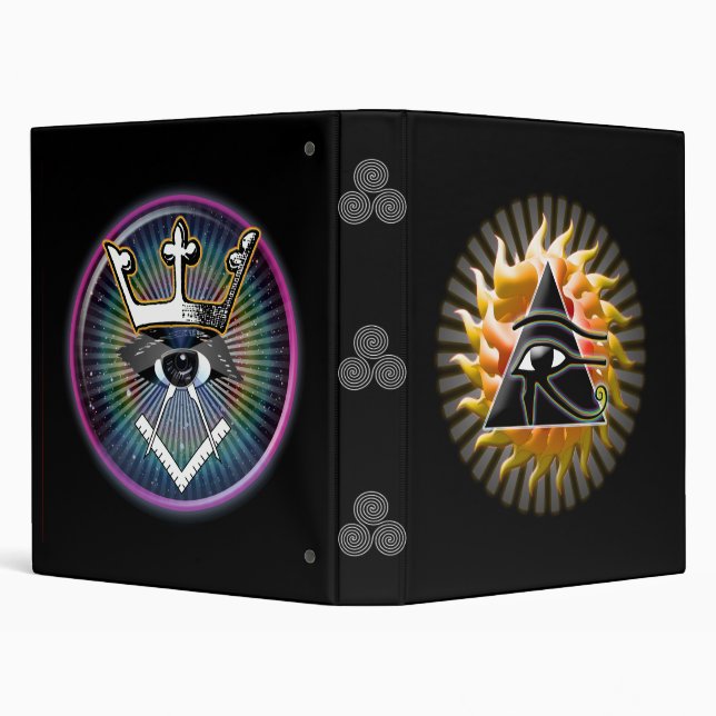 The eyes have it! 3 ring binder (Background)