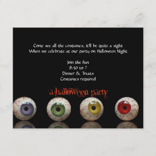 The Eyes Have it! Halloween Party Invitation