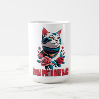 The Eyes of a Noble Feline Coffee Mug