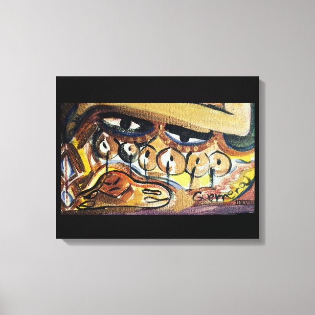The Eyes of the Cemi Canvas Print (Front)