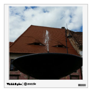 The eyes of the city wall decal
