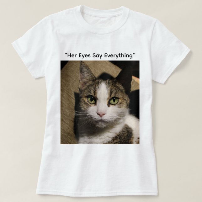 "The Eyes That Speak" T-Shirt (Design Front)
