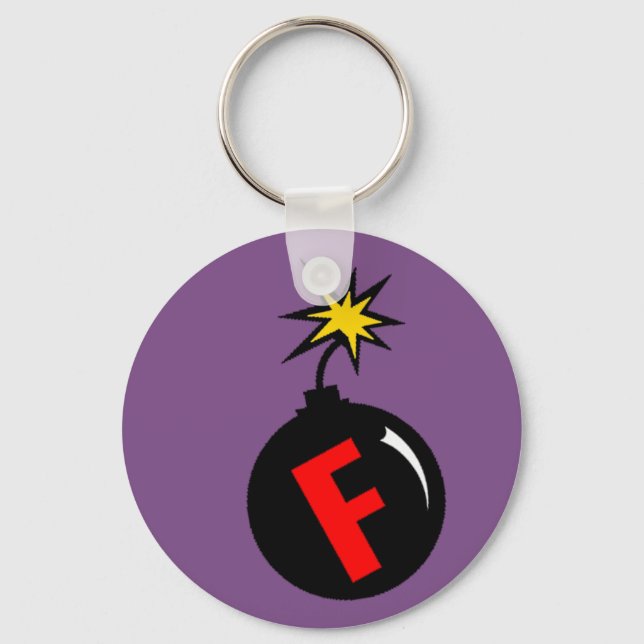 the f-bomb keychain (Front)