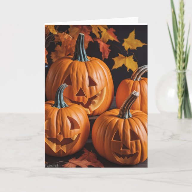The Fab Four Punpkins Card (Front)