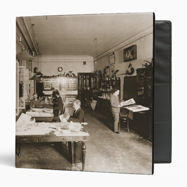 The Faberge Workshop (b/w photo) Binder (Front/Inside)
