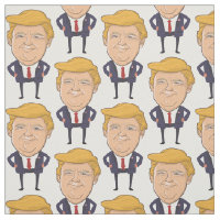 The fabric is fun with President Donald Trump.