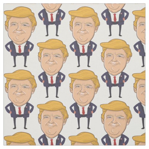 The fabric is fun with President Donald Trump
