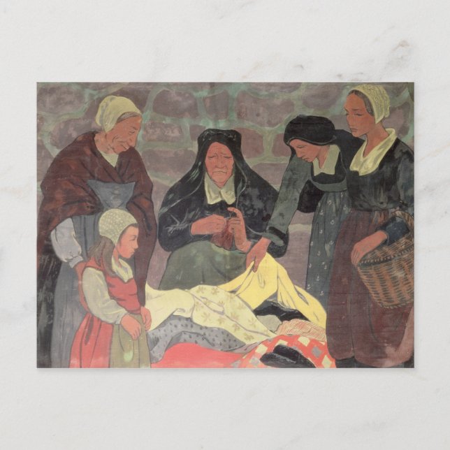 The Fabric Seller, c.1898 Postcard (Front)