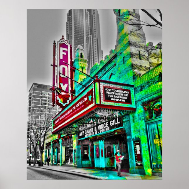 The Fabulous Fox Theater  Atlanta Georgia Poster (Front)