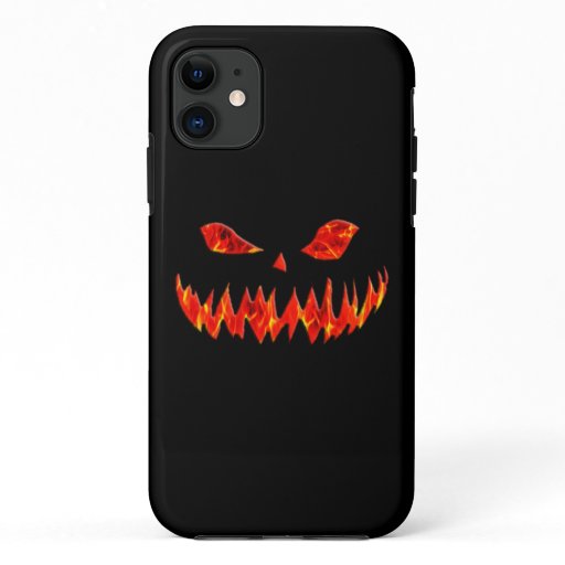 The Face Art Scarry Pumpkin iPhone 11 Case