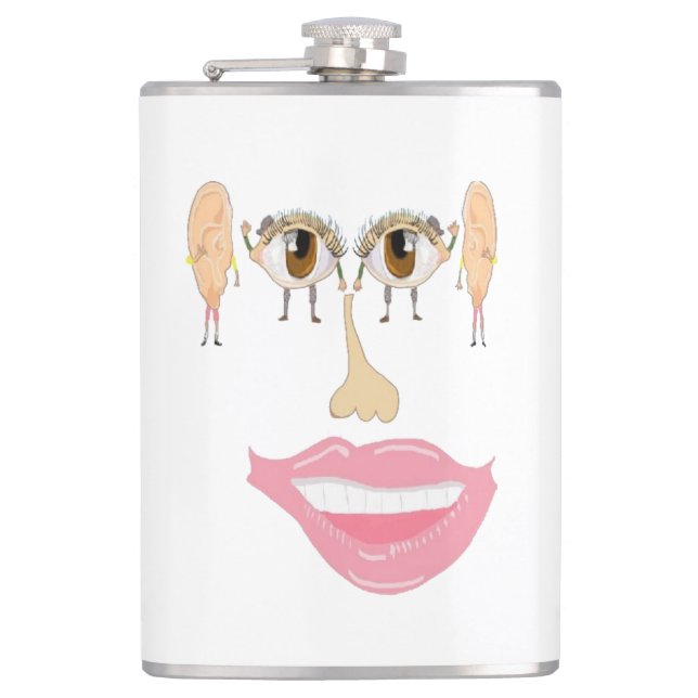 The Face Flask (Front)