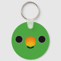 The face of a Eclectus Parrot (Male)