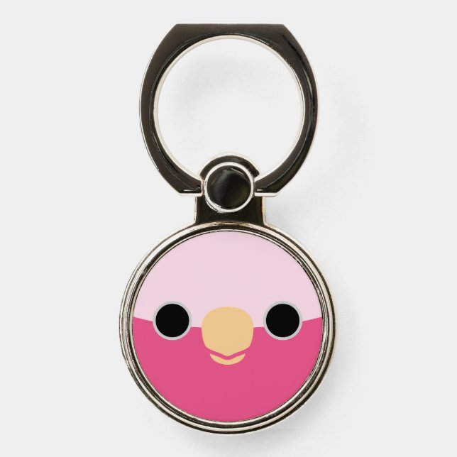 The face of a Galah Phone Ring Stand (Front)
