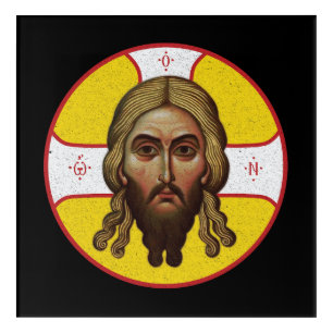 The Face Of Christ Orthodox Icon Acrylic Print