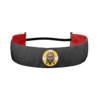 The Face Of Christ Orthodox Icon Athletic Headband