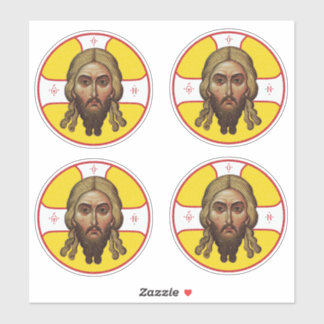 The Face Of Christ Orthodox Icon I Sticker