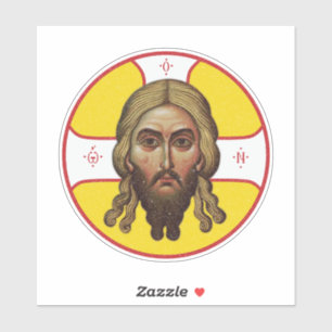 The Face Of Christ Orthodox Icon Sticker