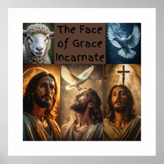 The Face of Grace Incarnate design 1 Poster