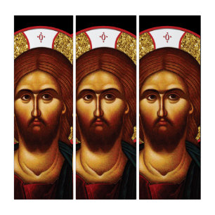 The Face Of Holy Christ Icon Triptych