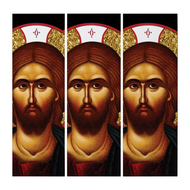 The Face Of Holy Christ Icon Triptych (Front)