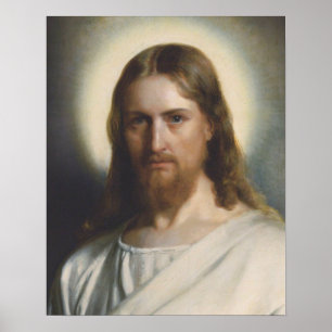 The Face of Jesus by Carl Bloch Poster