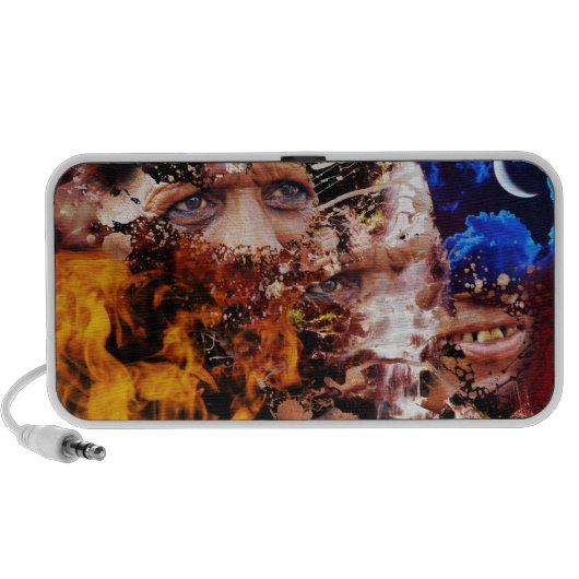 The Face of Man Portable Speaker (Front)