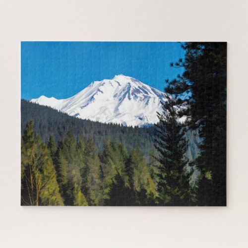 THE FACE OF MOUNT SHASTA JIGSAW PUZZLE