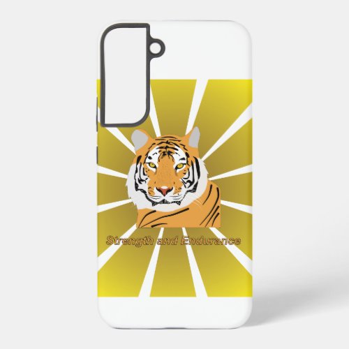 The face of the tiger samsung galaxy s22 case