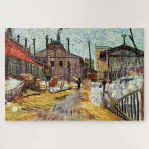 The Factory (1887) by Vincent Van Gogh Jigsaw Puzzle
