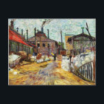 The Factory (1887) by Vincent Van Gogh Postcard<br><div class="desc">The Factory (1887) by Vincent Van Gogh. Vincent Van Gogh was a famous artist. He was a dutch post impressionist painter.This painting is in the public domain.</div>