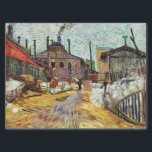The Factory (1887) by Vincent Van Gogh  Tissue Pap Tissue Paper<br><div class="desc">The Factory (1887) by Vincent Van Gogh. Vincent Van Gogh was a famous artist. He was a dutch post impressionist painter.This painting is in the public domain.</div>