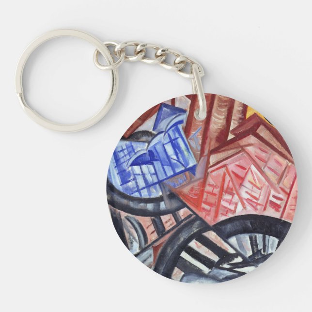 The Factory and the Bridge Keychain (Front)