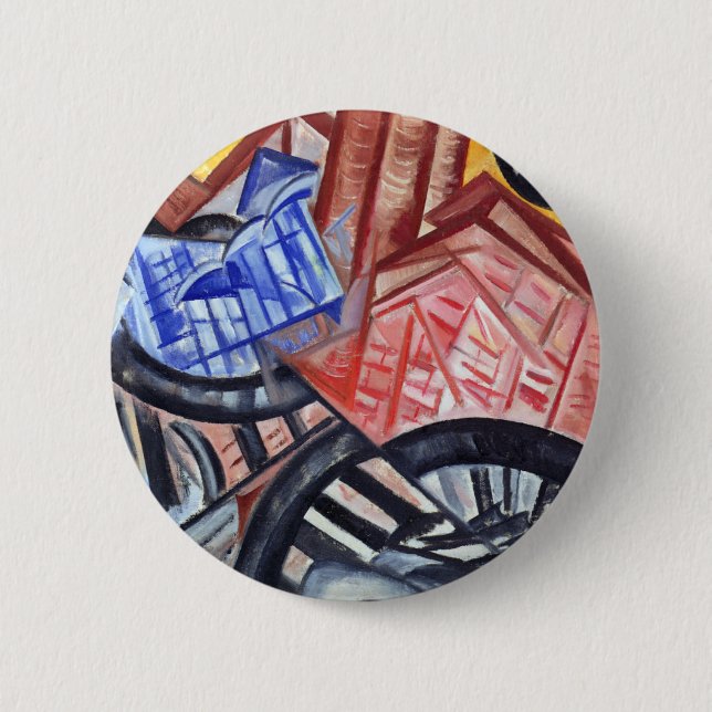 The Factory and the Bridge Pinback Button (Front)