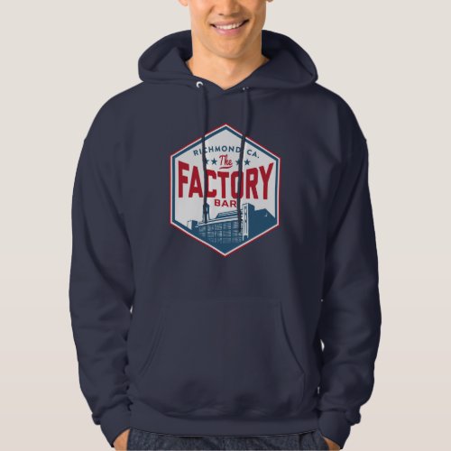 The Factory Bar Color Shield Hoodie