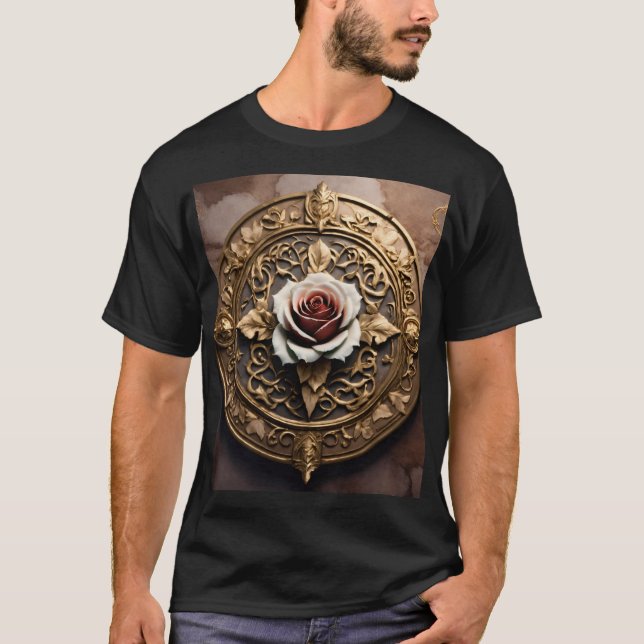 The Faded Rose: A Legacy of Strength and Beauty T-Shirt (Front)