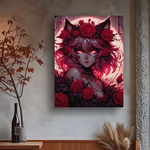 The Fae of Forbidden Roses Canvas Print