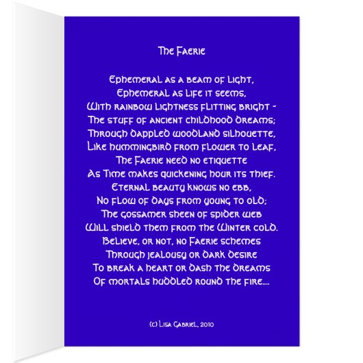 The Faerie - Spider Web (Inside (Right))