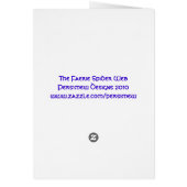 The Faerie - Spider Web Cards (Back)