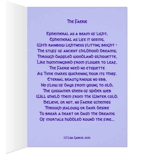 The Faerie Spirit in Tree (Inside (Right))