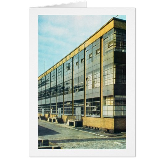 The Fagus Shoe Factory, designed by Walter Gropius Cards (Front)