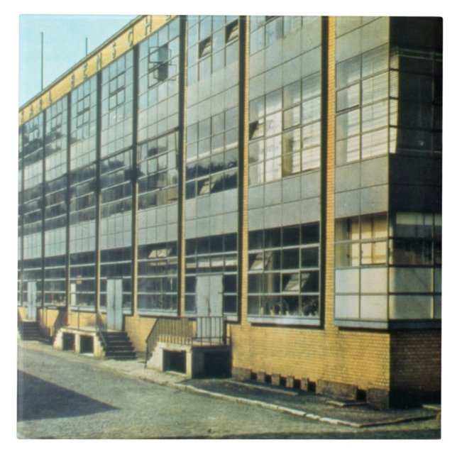 The Fagus Shoe Factory, designed by Walter Gropius Tile (Front)