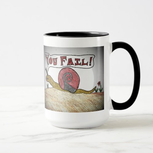 The Fail Snail Mug of Shame