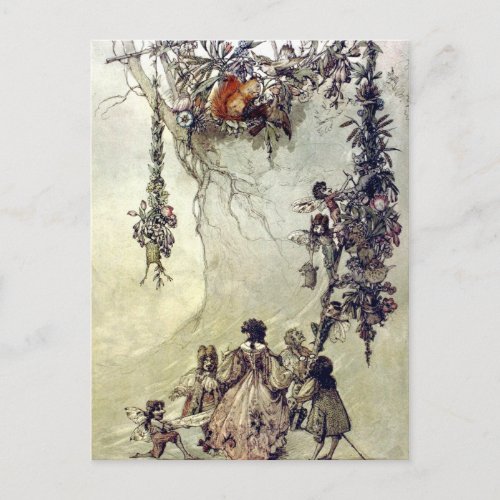 The Fairies Accent Postcard