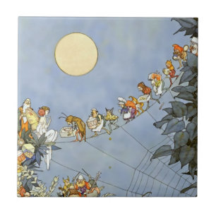 “ The Fairies Birthday” by Heath Robinson Ceramic Tile