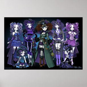 The Fairies Couture Myka Jelina Fantasy Art Poster