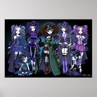 The Fairies Couture Myka Jelina Fantasy Art Poster