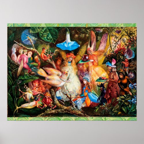 THE FAIRIES FAVOURITE BIRD Enchanted Woods  Poster